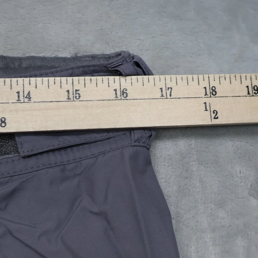 North Face Snow Pants Men Large Gray Cargo Waterproof Wind Rain Ski Winter 33x32